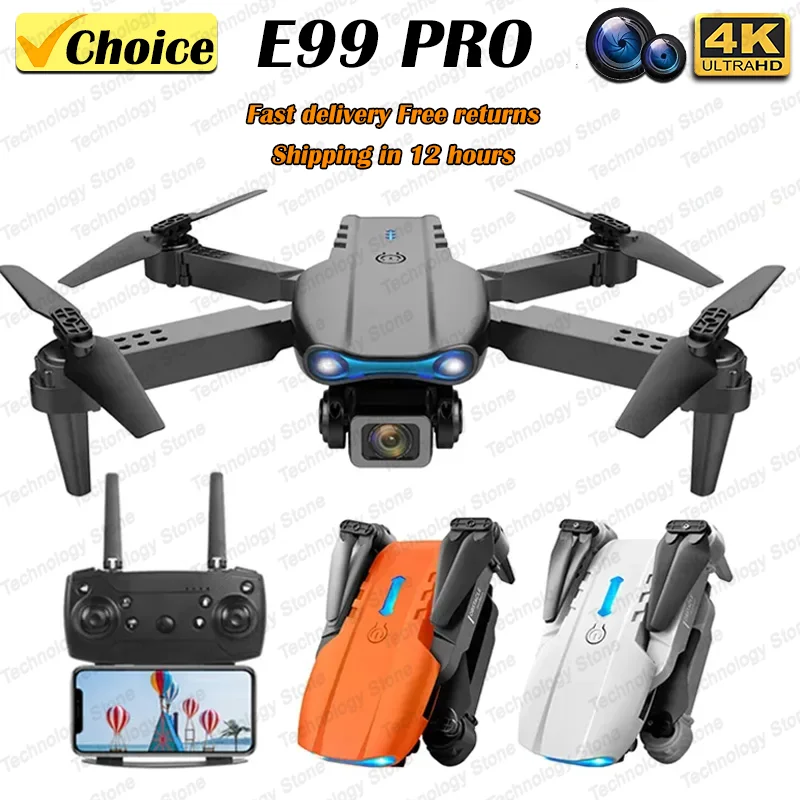 Drone Led Light - Drone K3 E99PRO avec double caméra