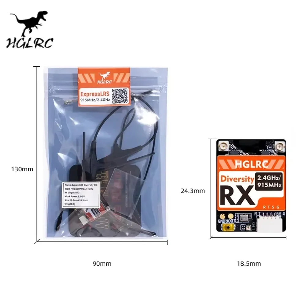 Récepteur HGLRC Dualband RX Ex - Drone Antenna avis et prix