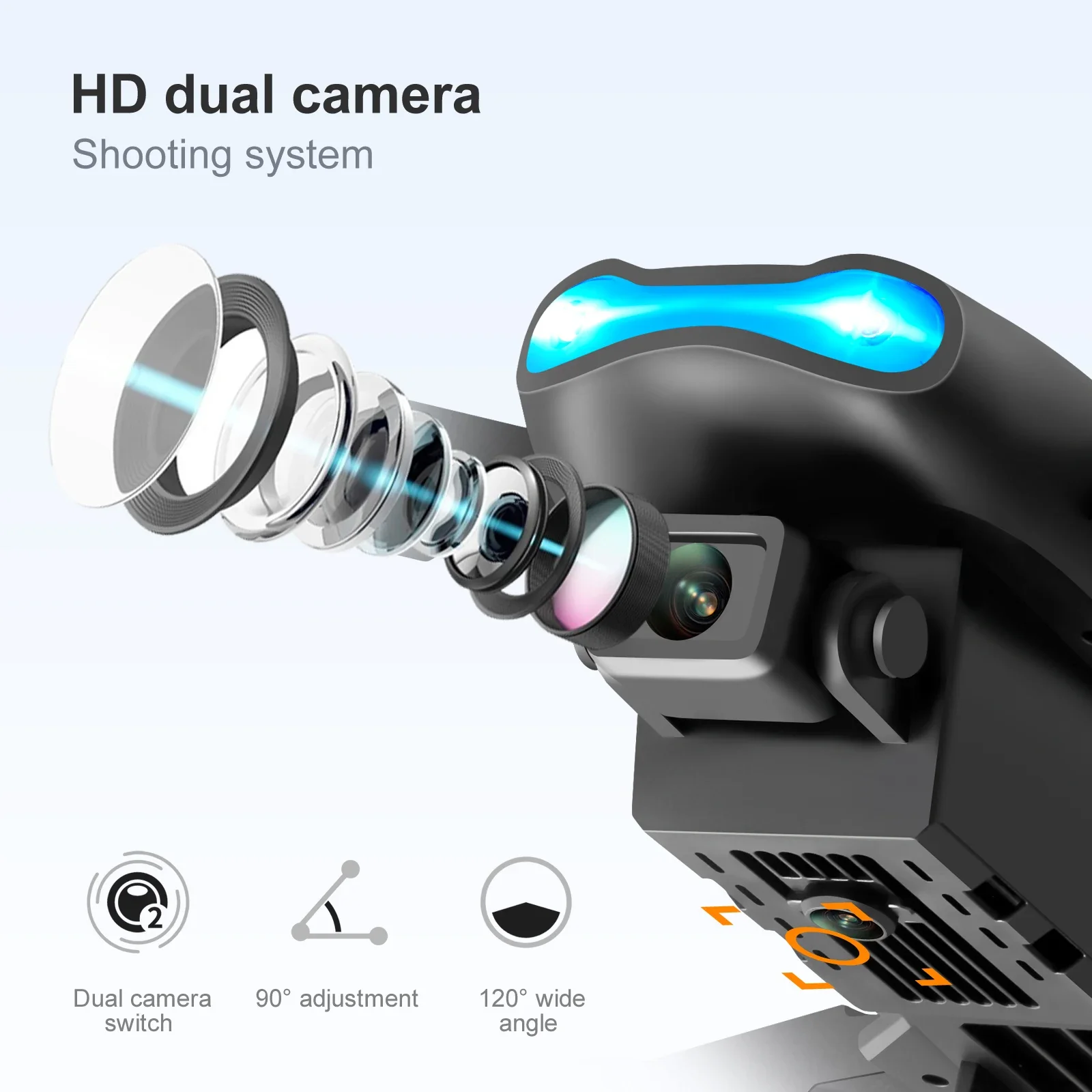 Drone K3 E99PRO avec double ca - Drone Led Light avis et prix
