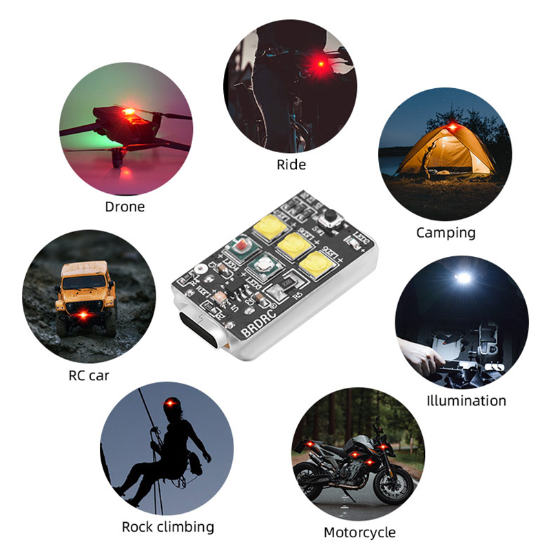 Mini lumière stroboscopique po - Drone Led Light avis et prix
